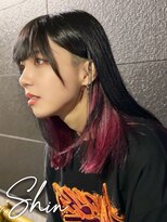 シェル(SHEL) 【SHIN★】黒×赤　インナーコラボ