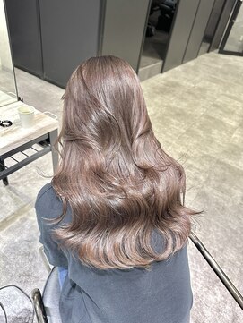 アクション 心斎橋店(ACTION) ブリーチ無しくすみベージュ　マロンベージュ　レイヤーカット