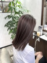 ベルヘアーデザイン 堺東(Belle hair Design)&nbsp;コントラストハイライト/ハイライト/外国人風/ミディアム