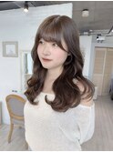 ブリーチなしダブルカラーミルクティーブラウン髪質改善韓国