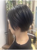 【大人可愛いクールショート×アッシュブラウン】