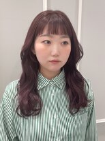 オン眉／ラベンダーカラー