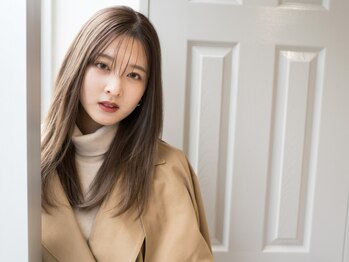 インスヘアー 京都四条大宮店(INCE HAIR)の写真/ピンとなりすぎないナチュラルなうる艶ストレート☆柔らかで自然な仕上がりの美髪へ♪ダメージレス施術◎