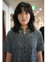 ノラキチジョウジ(NORA KICHIJOJI)&nbsp;ハイレイヤーカット外国人風パーマデジパーカーテンバング耳かけ