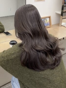 ミリ(mm) 秋色人気No.1色落ちまで可愛いくすみグレージュカラー