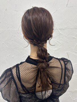 プライズ 表参道原宿店(prize) ルーズ編みおろしアレンジ