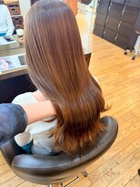 ヴァンカウンシル 一宮店(VAN COUNCIL) 透明感あるブラウン系全体カラー/髪質改善うる艶ロング