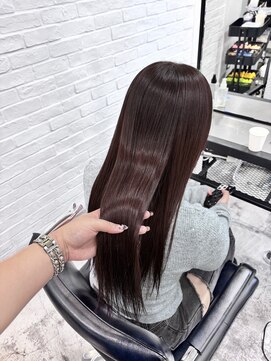 ゲーム 原宿店(GAME) ブリーチなしダブルカラーカシスピンク