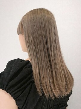 キリ 逗子(kiri) 逗子葉山ダブルカラーミルクティーベージュケアブリーチ韓国M35