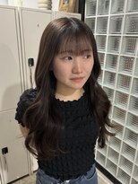 エイチ(811)&nbsp;レイヤーボブヘアカラーバレイヤージュ50代くるみちゃんヘア