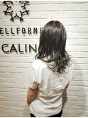エドル　透け感カーキ