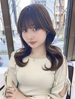 ネクストハラジュク(NEXT HARAJUKU) 韓国風ミディ/くびれスタイル/レイヤーカット/透明感カラー