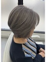 ロエ 元町店(Loe)&nbsp;元町ショートカット白髪ぼかし白髪染めハイライト髪質改善ボブ