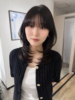 エトワ 中央店(etoi)&nbsp;大分韓国かき上げレイヤーカット大人レイヤー顔まわりレイヤー