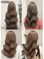 ルノヘアー(Lunohair)&nbsp;小顔レイヤー×ヘーゼルベージュ透明感カラー×秋カラー