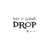 ヘアーアンドアイラッシュドロップ(hair&eyelash DROP)のお店ロゴ