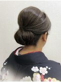着物の着付けとかっちりヘアーセット