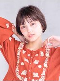 【ROJITHA】大人ショート × アッシュブラウン × 毛先パーマ