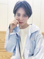 アイティー バイ アルバム 中野店(IT by ALBUM)&nbsp;アンニュイハンサムショート_スリークボブ厚めバング_7535