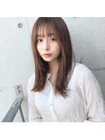 リコバイアフロート(riko by afloat)&nbsp;ことりベージュ&ニュアンスレイヤーカット【riko立野】