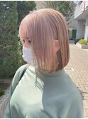 韓国風ホワイトピンクカラー