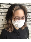 フェィスフレーミング×グラデーション