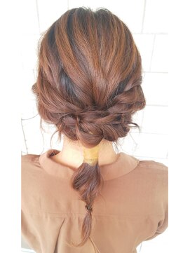 アメイジングヘアー 中沢店(AMAZING HAIR) 【AMAZING HAIR中沢店/村山】編み下ろし お呼ばれ アレンジ