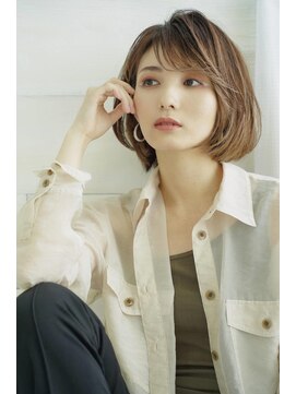 アルデバランフォローオブヘアー(ALDEBARAN follow of hair) ハイトーンカラー×ニュアンスボブ