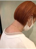 【アキヤマ】20代30代にオススメ大人のオレンジボブ