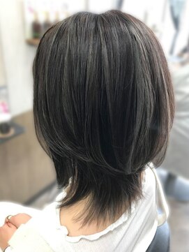 トレフル 東岸和田店(Trefle) 20代30代大人可愛いハイライト小顔ひし形くびれロブ
