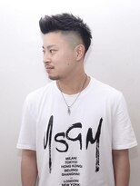 ワンワンオー バーバーショップ 長浜店(@110 BARBER SHOP) 30代~40代オススメ スパイキーフェード