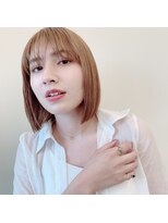 【sheta／ AI】切りっぱなしボブ　ストレートボブ