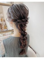 ロカット サロン(Roquat Salon) あみおろしロングアレンジ【ヘアアレンジ/エクステ/立川/立川】