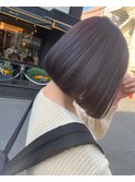 ターコイズブルー青髪エメラルドグリーン切りっぱなしミディアム