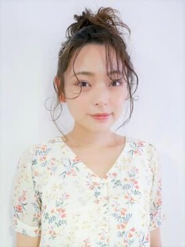 アース 三軒茶屋店(HAIR&MAKE EARTH) 三軒茶屋_レディース_ロング_ヘアセット_ヘアアレンジ_お団子_