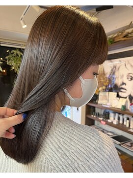 コレット ヘアー 大通(Colette hair) 酸性ストレート × Aujuaトリートメント .*。
