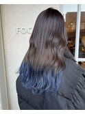 gradation blue color