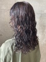 セル(CELL)&nbsp;ウェットパーマ　ハードパーマ　ダークブラウン　イメチェン