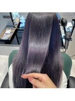 ハルキミナト ジャパン ヨコハマ(HARUKI MINATO japan YOKOHAMA)&nbsp;ラベンダーグレーカラー　艶髪　10代、20代、30代女性