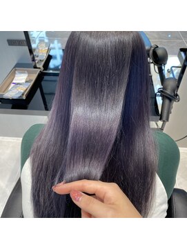 ハルキミナト ジャパン ヨコハマ(HARUKI MINATO japan YOKOHAMA) ラベンダーグレーカラー　艶髪　10代、20代、30代女性