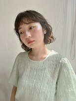 ムク 甲府(muku.)&nbsp;前髪/マチルダボブ/ピンクベージュインナー/グレージュ[甲府駅]