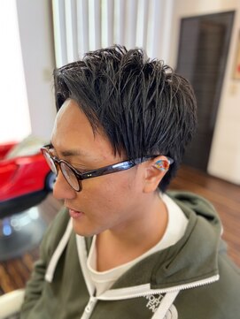 スマイル 沼影店(Smile) バングアップ/マッシュパーマ/ウルフ/アッシュブラック