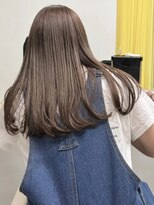 エム(M) グレージュカラー/グレーベージュ/ワンカールヘア/淀屋橋