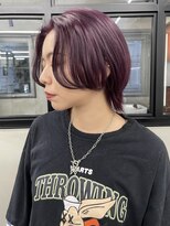 ニコ トウキョウ 渋谷(nico TOKYO)&nbsp;ピンク/ラベンダー/ウルフカット/ケアブリーチ/透明感カラー