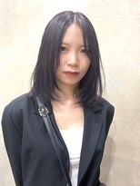 びゃんびゃん 江端店&nbsp;レイヤーカット/韓国/ブルーブラック/イメチェン/美髪