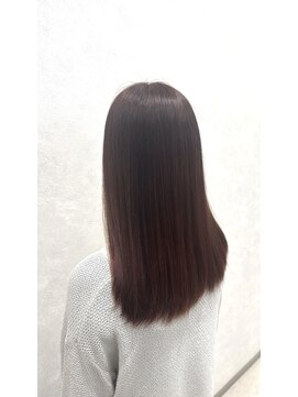 ベリーヘアデザイン チェリーブラウン グラデーション