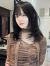 【4週間以内のリピーター様☆】前髪+顔まわりカット+カラー￥８９５0～