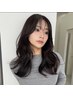 《藤田指名限定》ハッシュカット＋透明感カラー＋3StepハホニコTR￥10000
