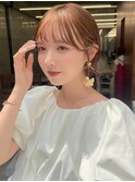 熊本  ショートボブ お呼ばれアレンジ くびれ巻き 韓国風 Arisa.