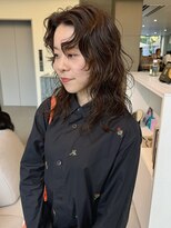 ローレン(LOREN)&nbsp;黒髪/ボブルフ/ネビージュ/小顔/ワンレン/栄/髪質改善/前髪